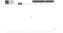 Desktop Screenshot of businessvaluationcenter.com